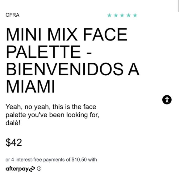 OFRA MINI MIX FACE PALETTE BIENVENIDOS A MIAMI (blush, highlight, bronzer) NEW - Picture 8 of 14
